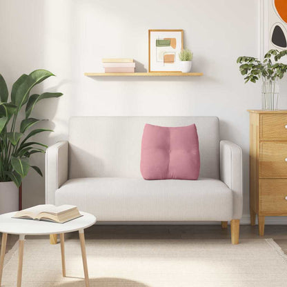 Rückenkissen Rosa 45 x 24 x 50 cm Samt