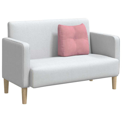 Rückenkissen Rosa 45 x 24 x 50 cm Samt