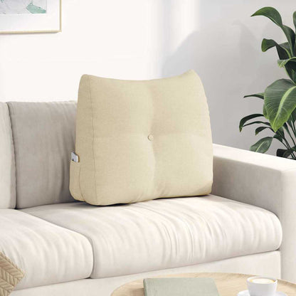Rücken Kissen Creme 60 x 24 x 50 cm Stoff