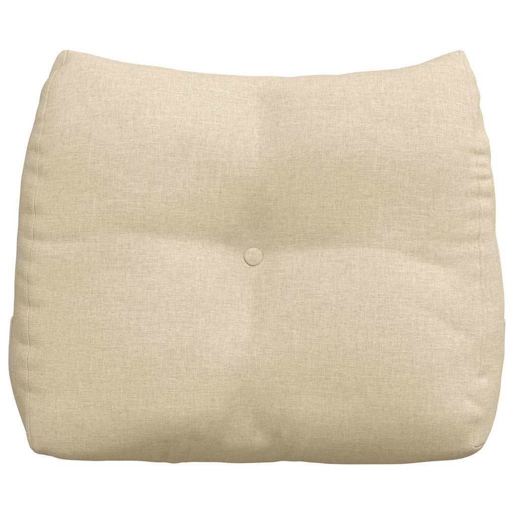 Rücken Kissen Creme 60 x 24 x 50 cm Stoff
