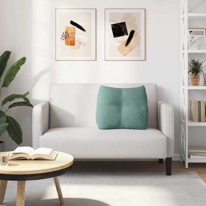 Rückenkissen Meergrün 60 x 24 x 50 cm Samt