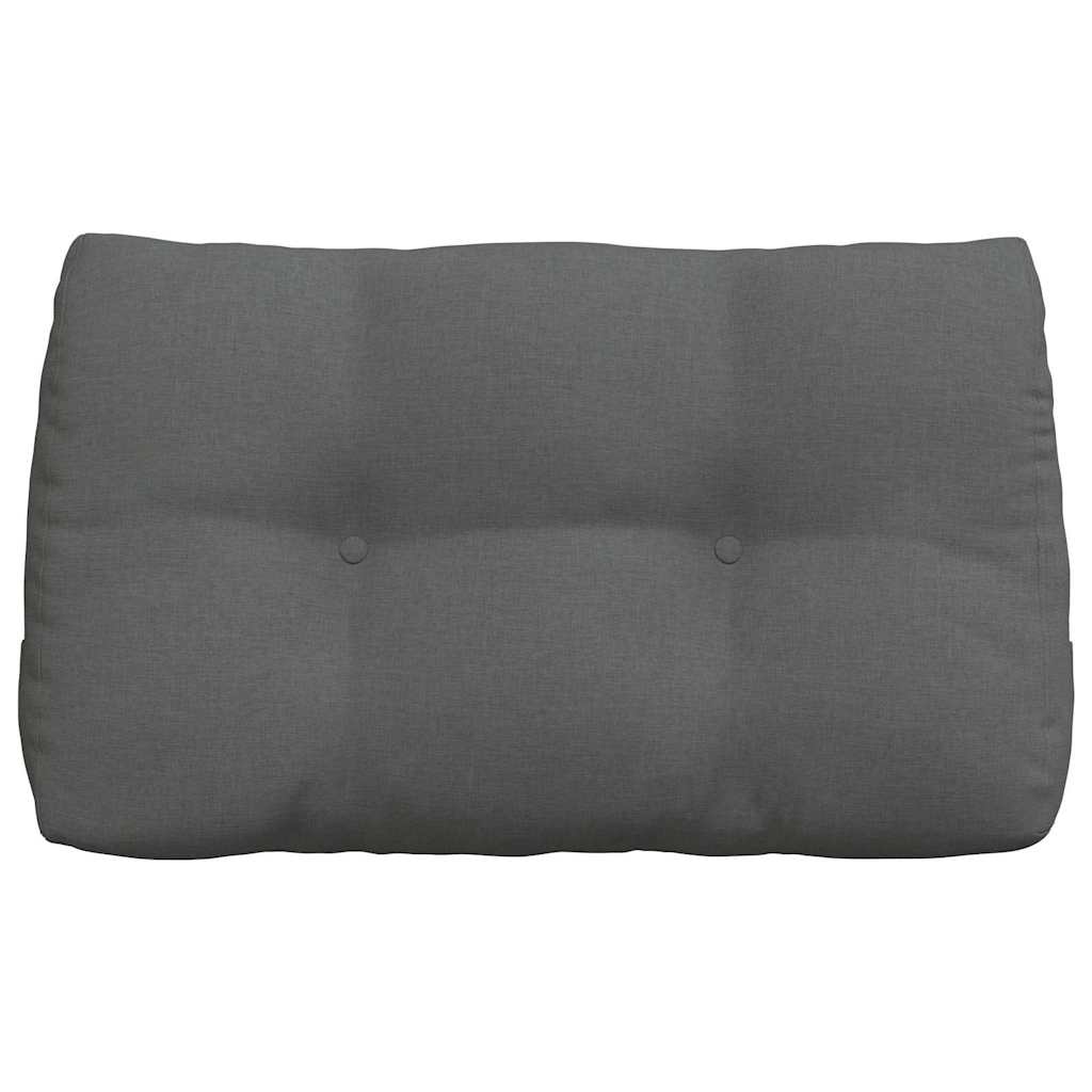 Rücken Kissen Dunkelgrau 80 x 24 x 50 cm Stoff