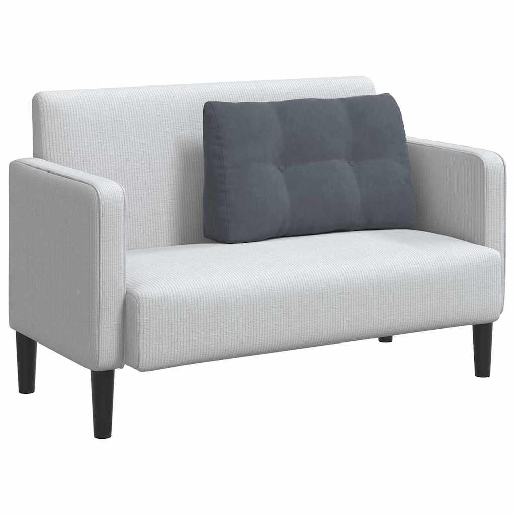 Rücken Kissen Dunkelgrau 80 x 24 x 50 cm Samt