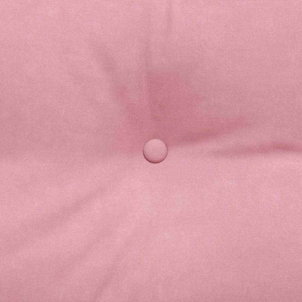 Rückenkissen Rosa 100 x 24 x 50 cm Samt