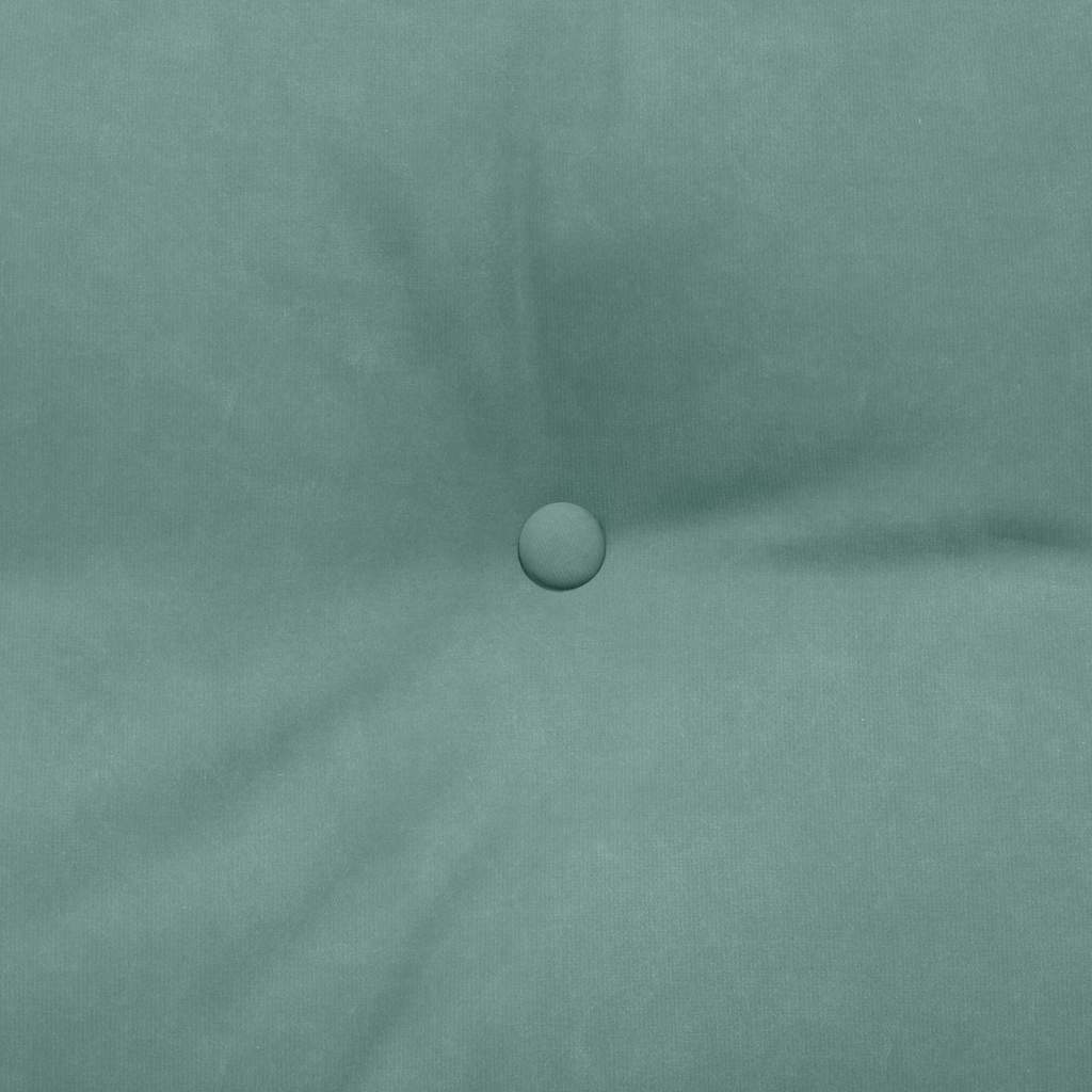 Rückenkissen Meergrün 100 x 24 x 50 cm Samt