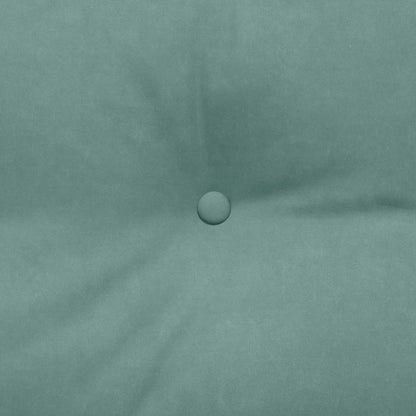 Rückenkissen Meergrün 100 x 24 x 50 cm Samt