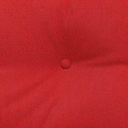 Rücken Kissen Rot 120 x 24 x 50 cm Stoff