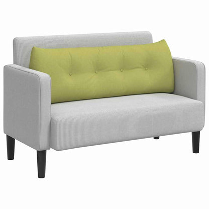 Rücken Kissen Hellgrün 140 x 24 x 50 cm Stoff