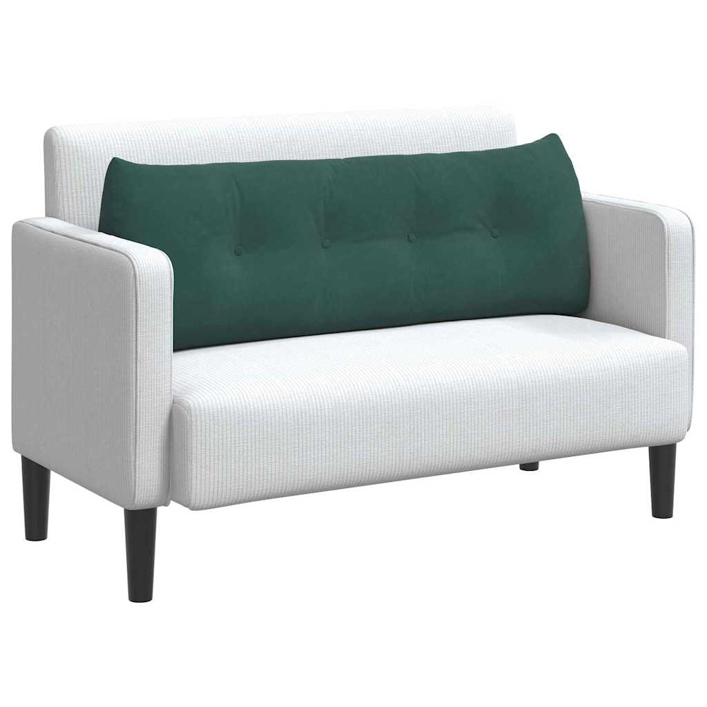 Rückenkissen Dunkelgrün 140 x 24 x 50 cm Samt