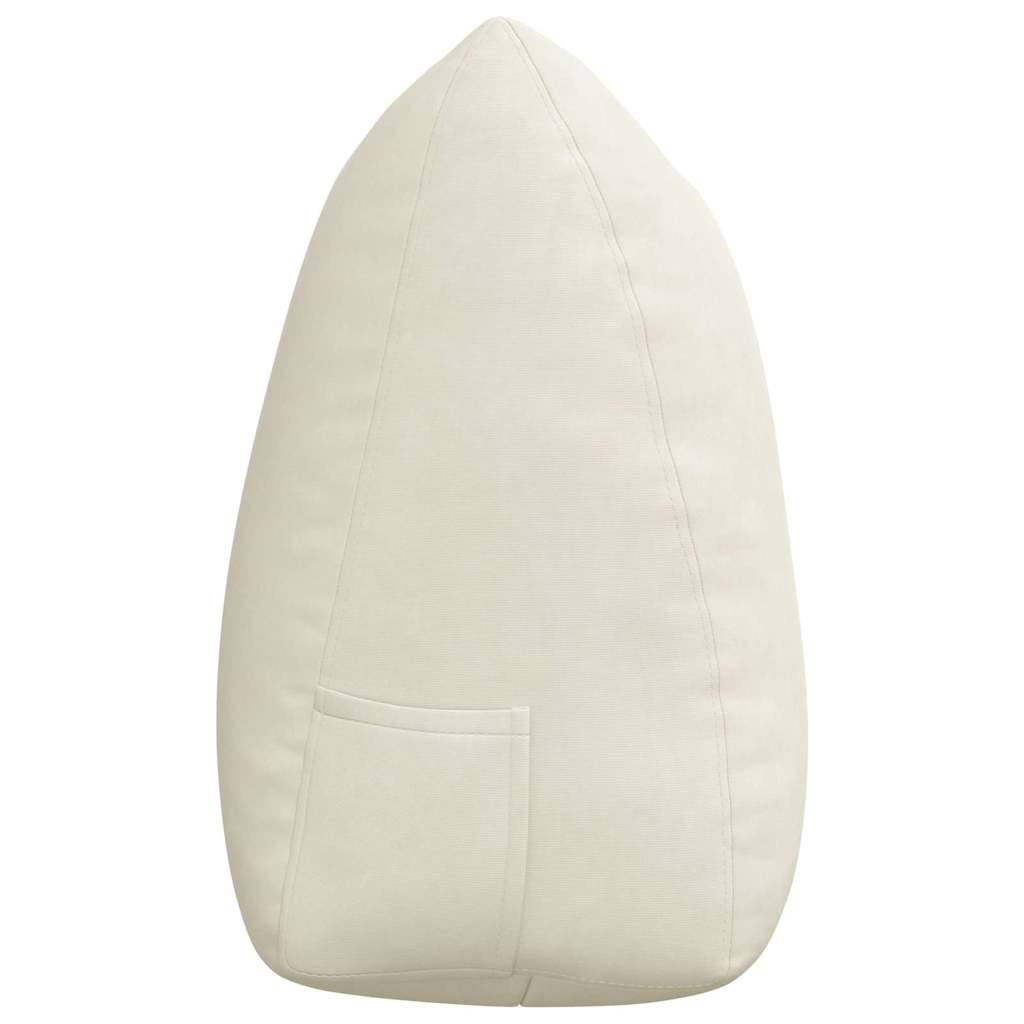 Rückenkissen Creme 140 x 24 x 50 cm Samt