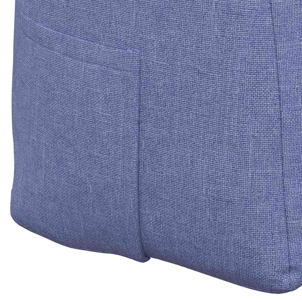 Rücken Kissen Jeans blau 160 x 24 x 50 cm Stoff