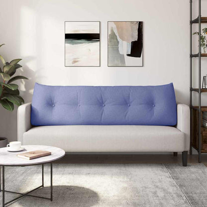 Rücken Kissen Jeans blau 160 x 24 x 50 cm Stoff