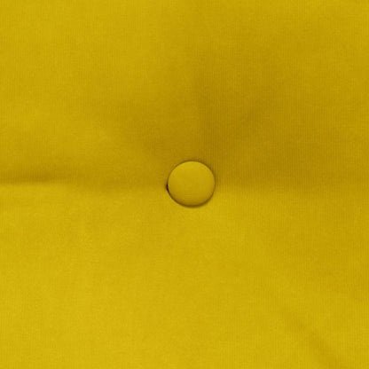 Rückenkissen Gelb 160 x 24 x 50 cm Samt