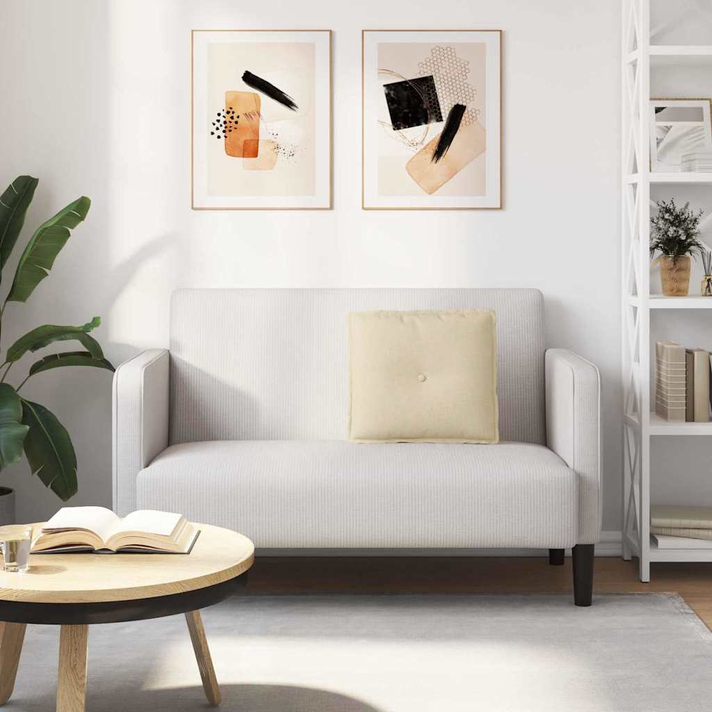 Rückenkissen Creme 50 x 19 x 45 cm Stoff