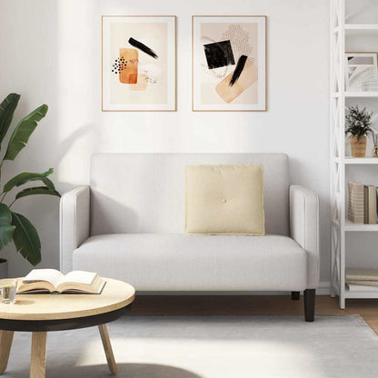 Rückenkissen Creme 50 x 19 x 45 cm Stoff