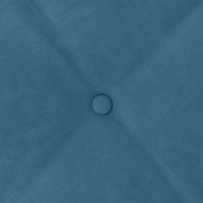 Rückenkissen Blau 50 x 45 cm Cordstoff