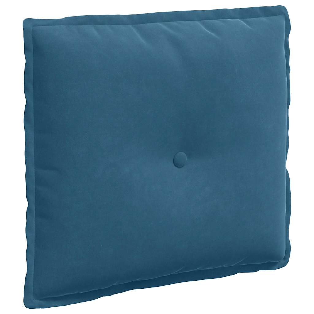 Rückenkissen Blau 50 x 45 cm Cordstoff
