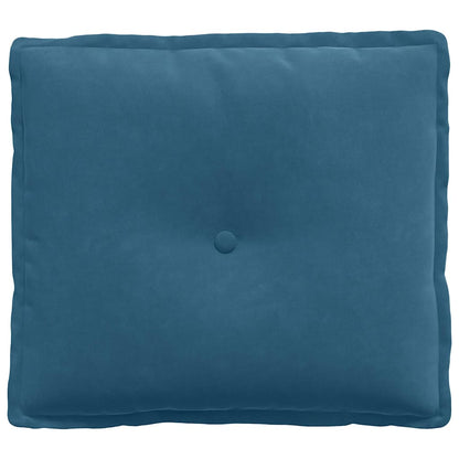 Rückenkissen Blau 50 x 45 cm Cordstoff