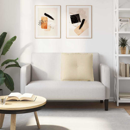 Rückenkissen Creme 60 x 19 x 50 cm Stoff