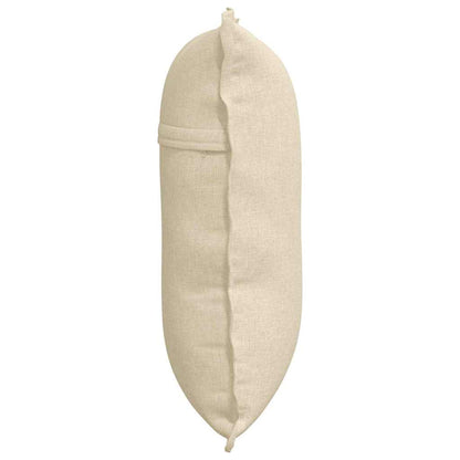 Rückenkissen Creme 60 x 19 x 50 cm Stoff