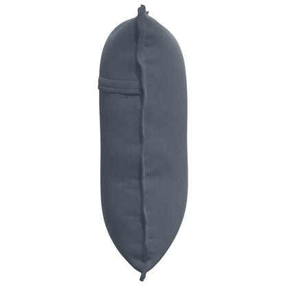 Rückenkissen Dunkelgrau 60 x 50 cm Cordstoff