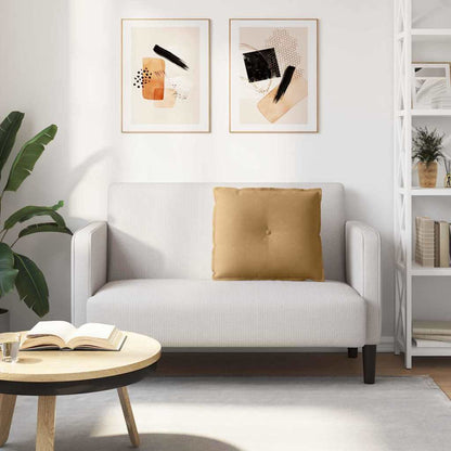 Rückenkissen Braun 60 x 50 cm Cordstoff