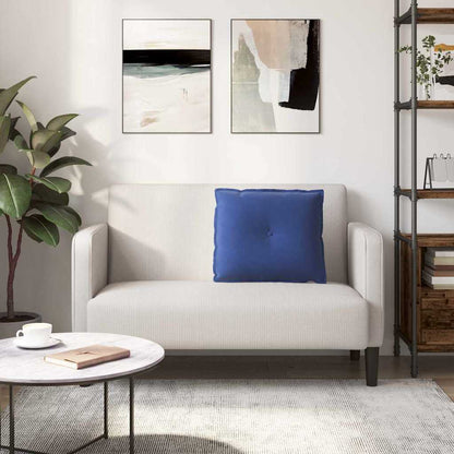 Rückenkissen Polizeiblau 60 x 50 cm Cordstoff