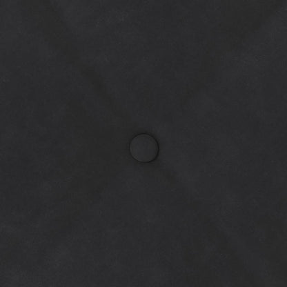 Rückenkissen Schwarz 80 x 50 cm Cordstoff