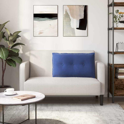 Rückenkissen Polizeiblau 80 x 50 cm Cordstoff