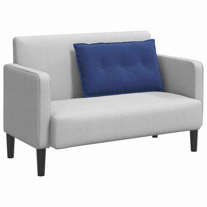 Rückenkissen Polizeiblau 80 x 50 cm Cordstoff