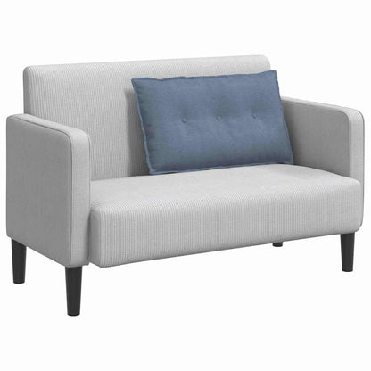 Rückenkissen Blau 80 x 50 cm Cordstoff