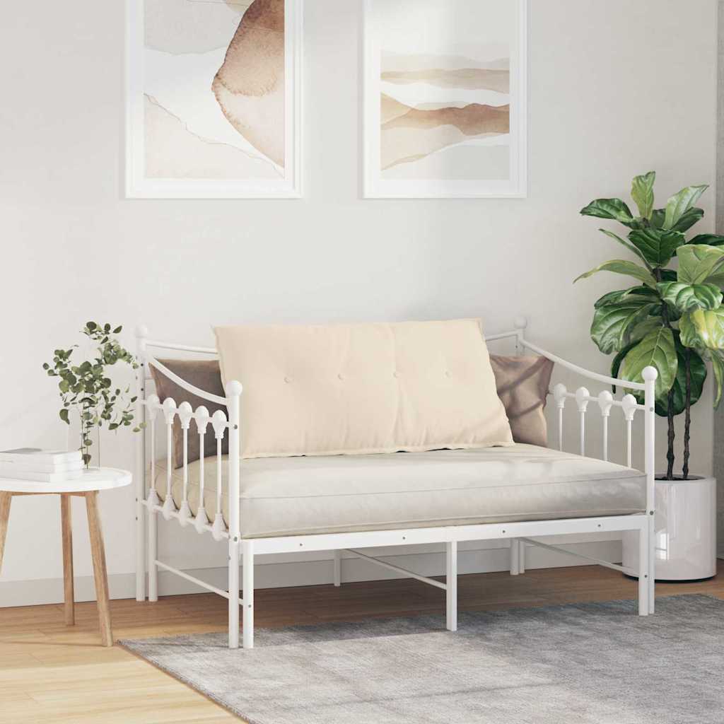 Rückenkissen Beige 100 x 50 cm Mikrofaserstoff