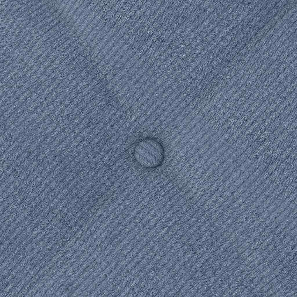 Rückenkissen Blau 100 x 50 cm Cordstoff
