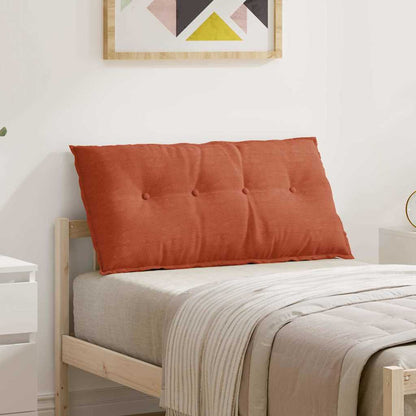 Rückenkissen Rot-Orange 100 x 50 cm Cordstoff