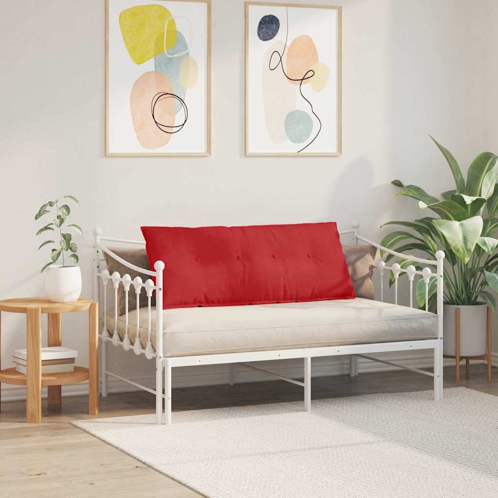 Rückenkissen Rot 120 x 19 x 50 cm Stoff