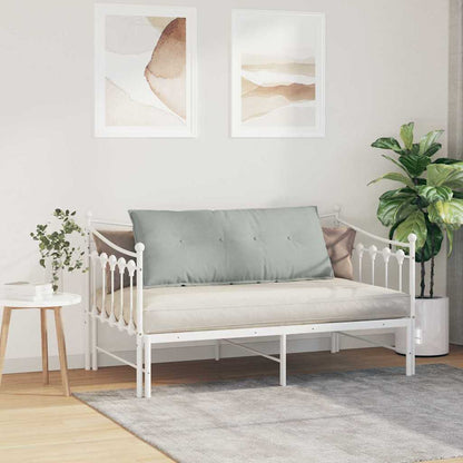 Rückenkissen Hellgrau 120 x 50 cm Cordstoff