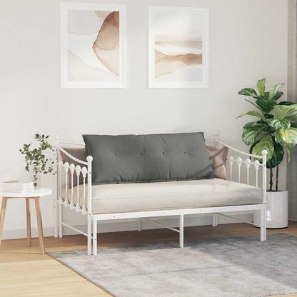 Rückenkissen Dunkelgrau 120 x 50 cm Mikrofaserstoff