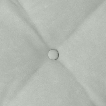 Rückenkissen Hellgrau 160 x 50 cm Cordstoff