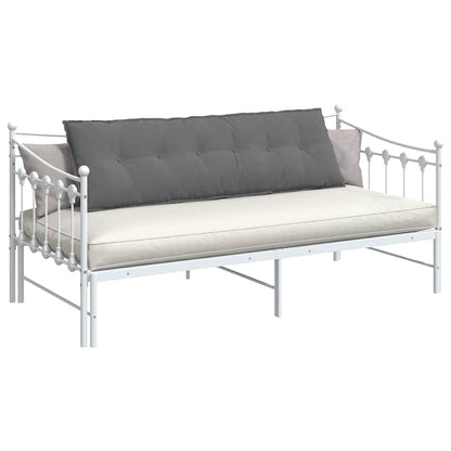 Rückenkissen Dunkelgrau 160 x 50 cm Mikrofaserstoff