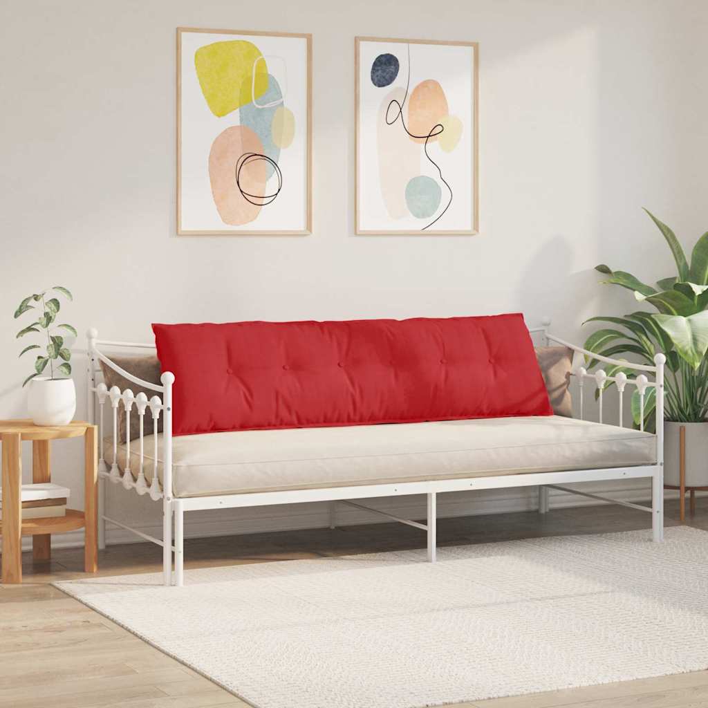 Rückenkissen Rot 180 x 19 x 50 cm Stoff