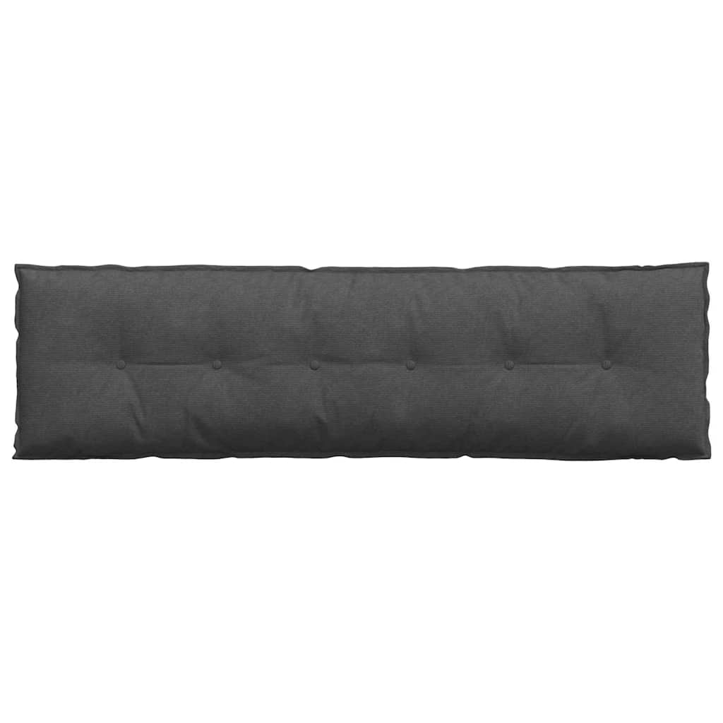 Rückenkissen Dunkelgrau 180 x 50 cm Cordstoff