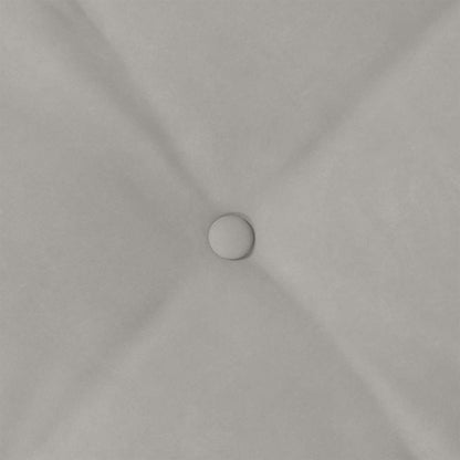 Rückenkissen Hellgrau 200 x 50 cm Mikrofaserstoff