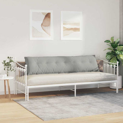 Rückenkissen Hellgrau 200 x 50 cm Mikrofaserstoff