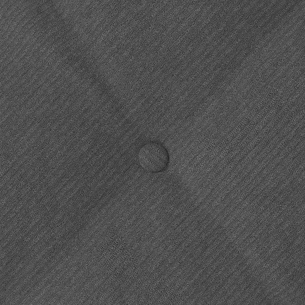 Rückenkissen Dunkelgrau 200 x 50 cm Cordstoff