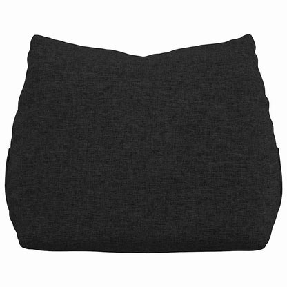 Rückenkissen Schwarz 45 x 20 x 35 cm Stoff