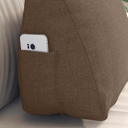 Rückenkissen Braun 45 x 20 x 35 cm Stoff