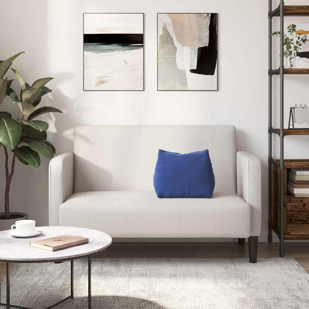 Rückenkissen Polizeiblau 45 x 20 x 35 cm Cordstoff