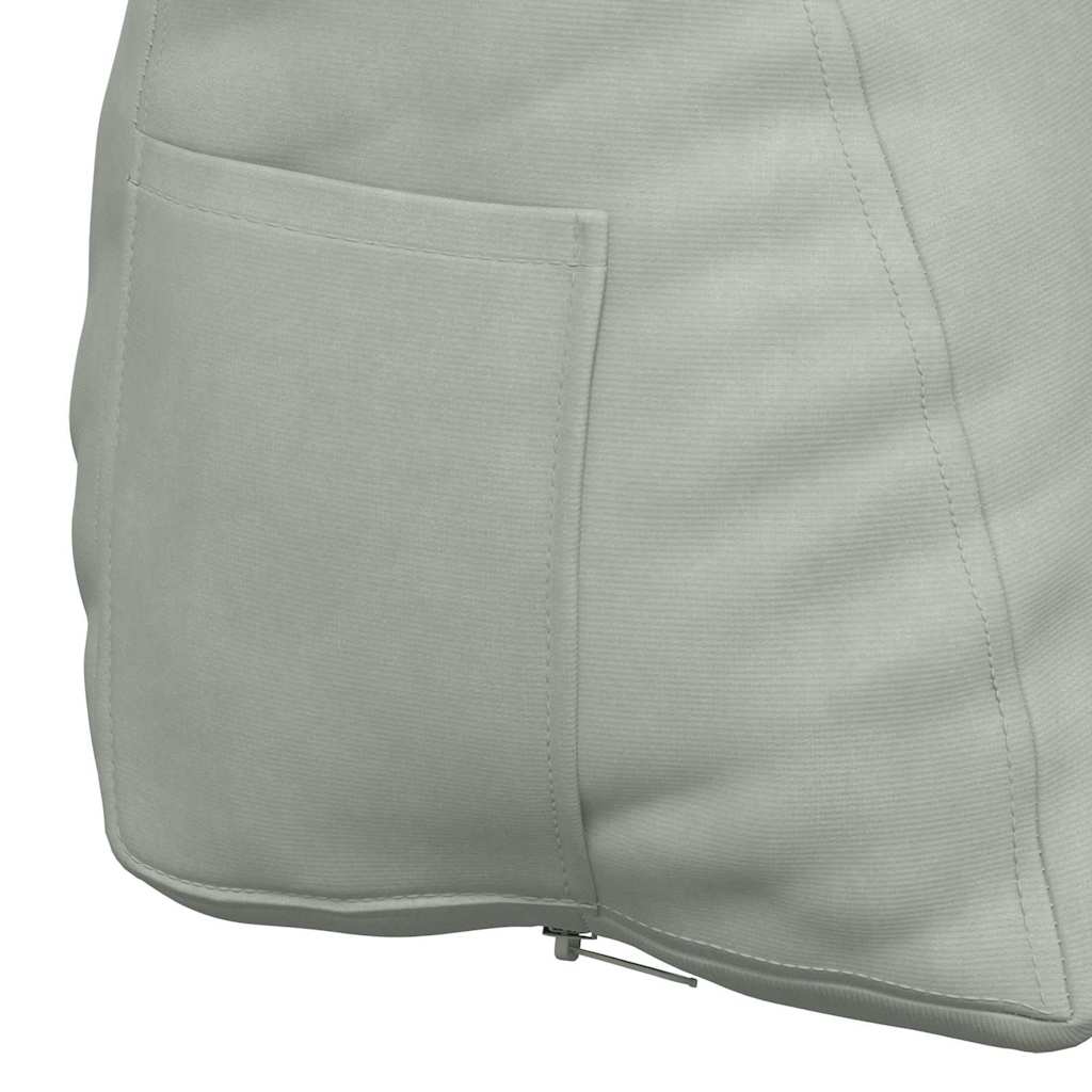 Rückenkissen Hellgrau 60 x 20 x 50 cm Cordstoff