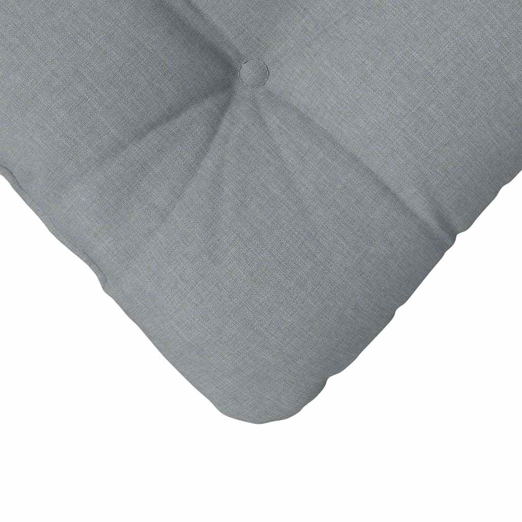 vidaXL Sitzkissen 4 pcs Hellgrau 40 x 40 x 12 cm Stoff