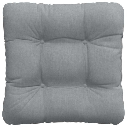 vidaXL Sitzkissen 4 pcs Hellgrau 40 x 40 x 12 cm Stoff